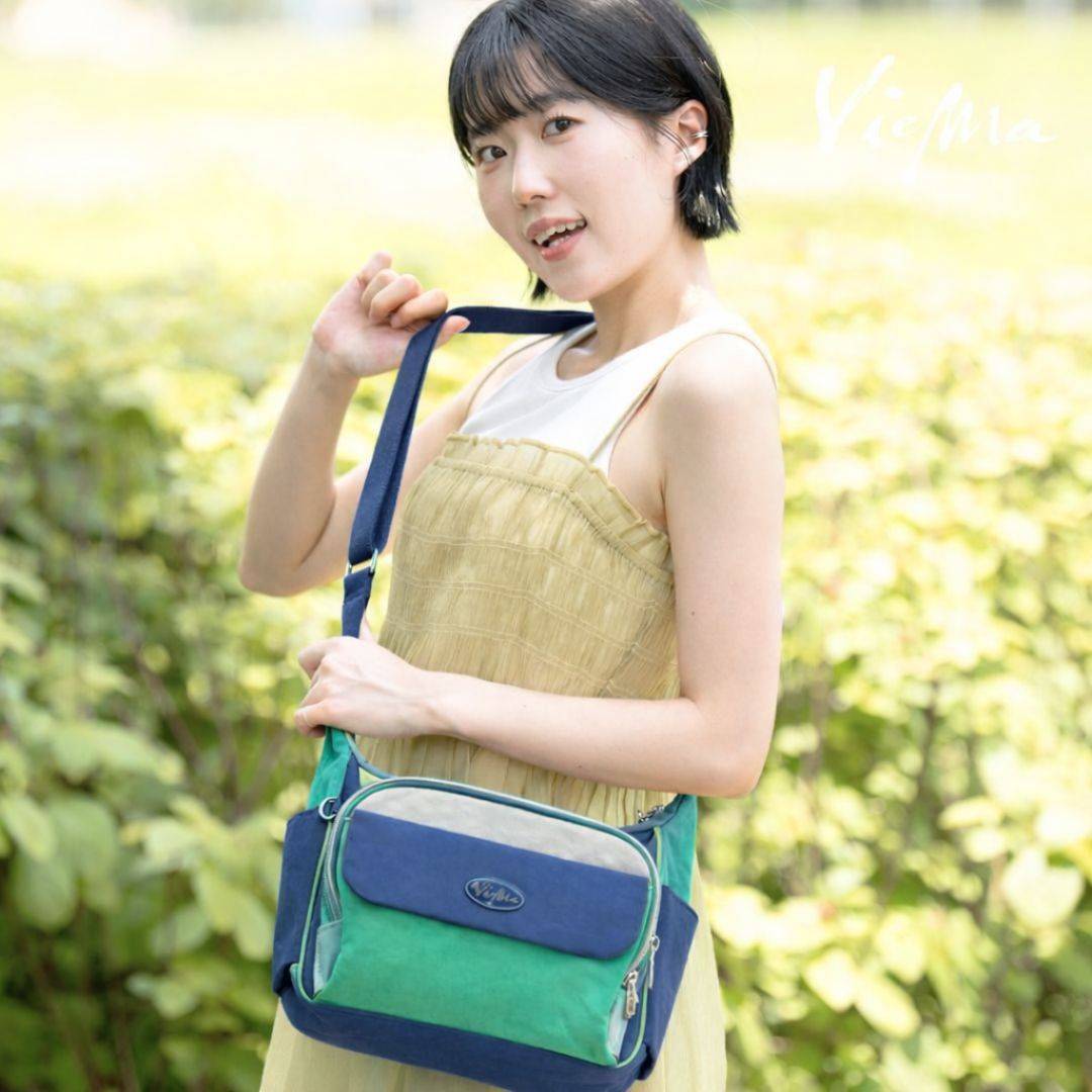 【新色】日系旅行船形牛角斜背包-薄荷海藍(1661) 【新色】日系旅行船形牛角斜背包-薄荷海藍(1661)