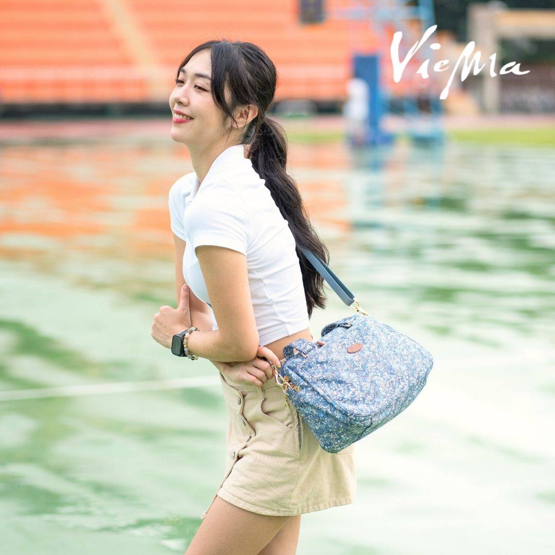 【新品上架】日本限量藍蝴蝶結手提斜背包6027 【新品上架】日本限量藍蝴蝶結手提斜背包6027