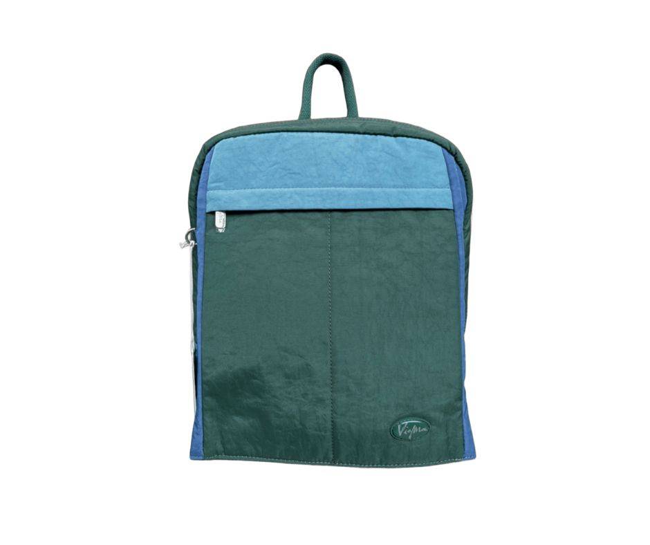 日系獨創隱形後背包9L-青草綠配藍 (1613A) 日系獨創隱形後背包9L-青草綠配藍 (1613A)